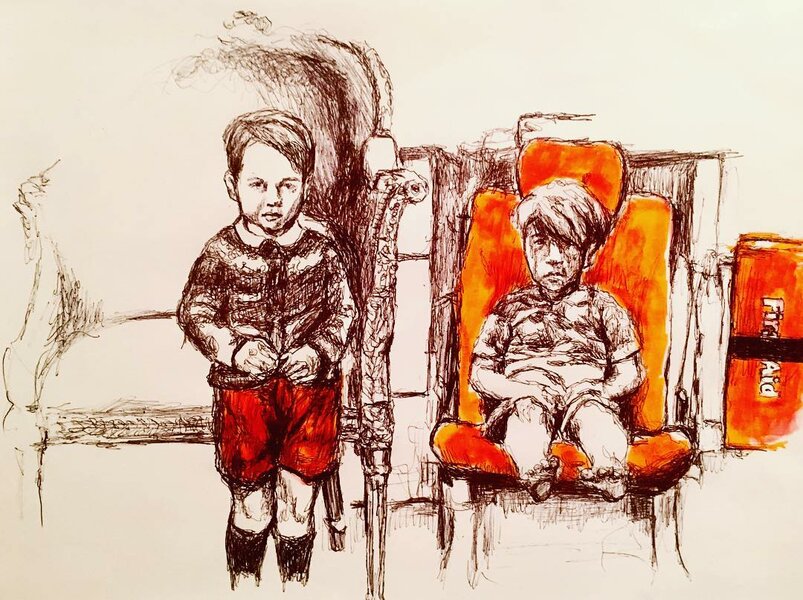 first aid (results) - 
	Einstrichzeichnung von Fatih Alasalvaroglu
